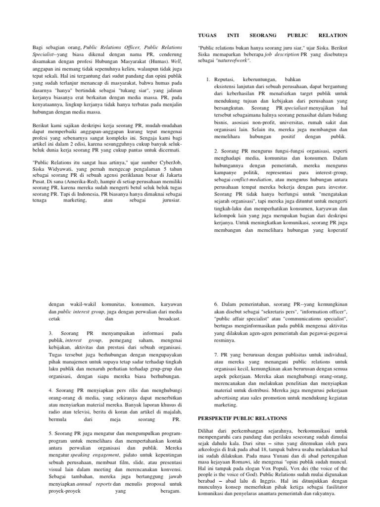 Modul Public Relations | PDF