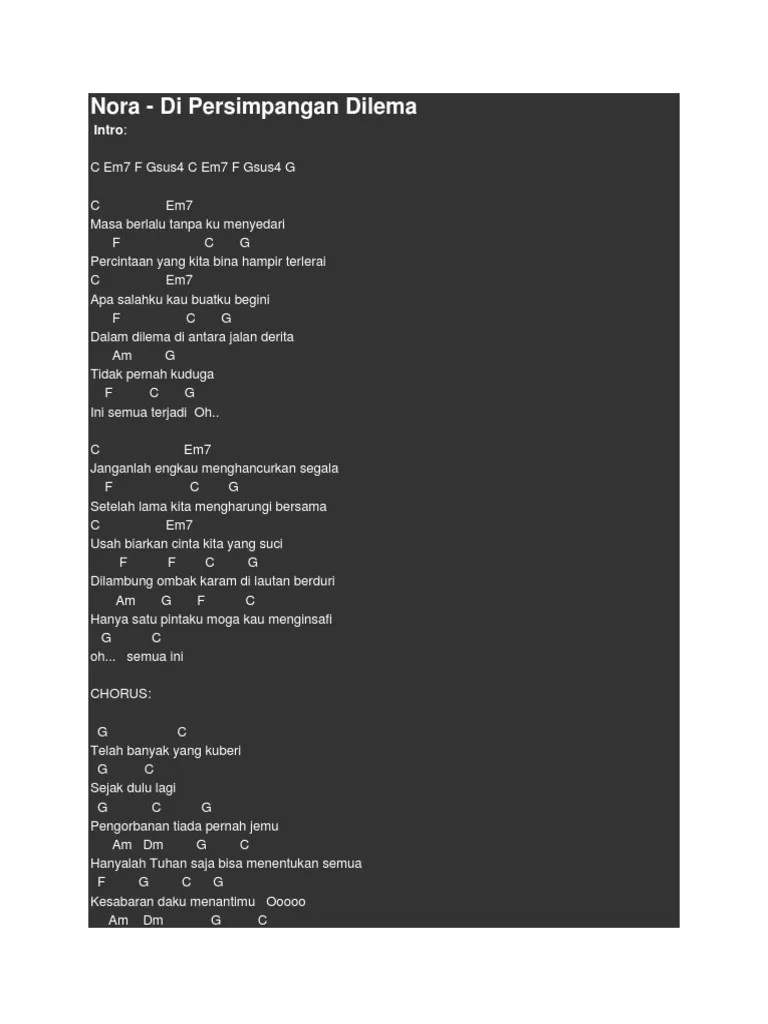 Di Persimpangan Dilema | PDF