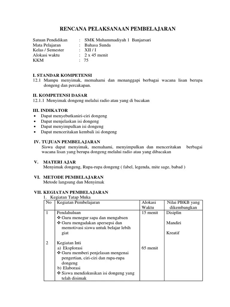 Contoh Paparikan Bahasa Sunda - Contoh Resource