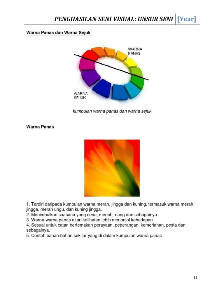 6.2 Warna Panas Dan Warna Sejuk (PSV Sem1) | PDF