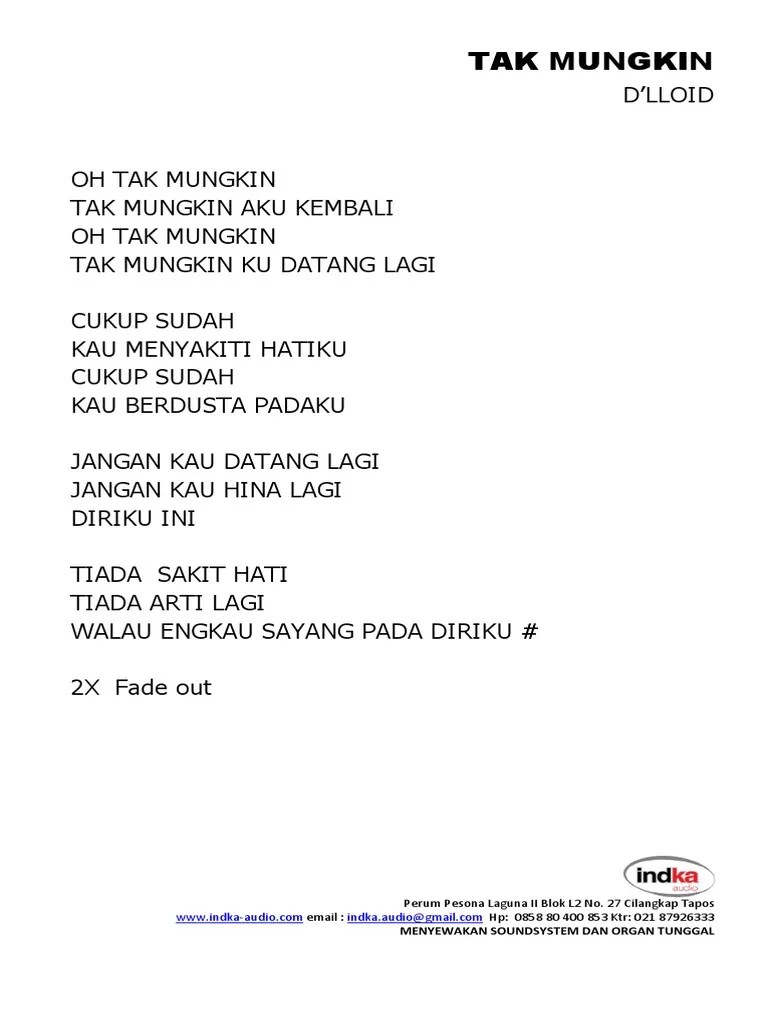 INDKA AUDIO Buku Lagu Tembang Kenangan | PDF