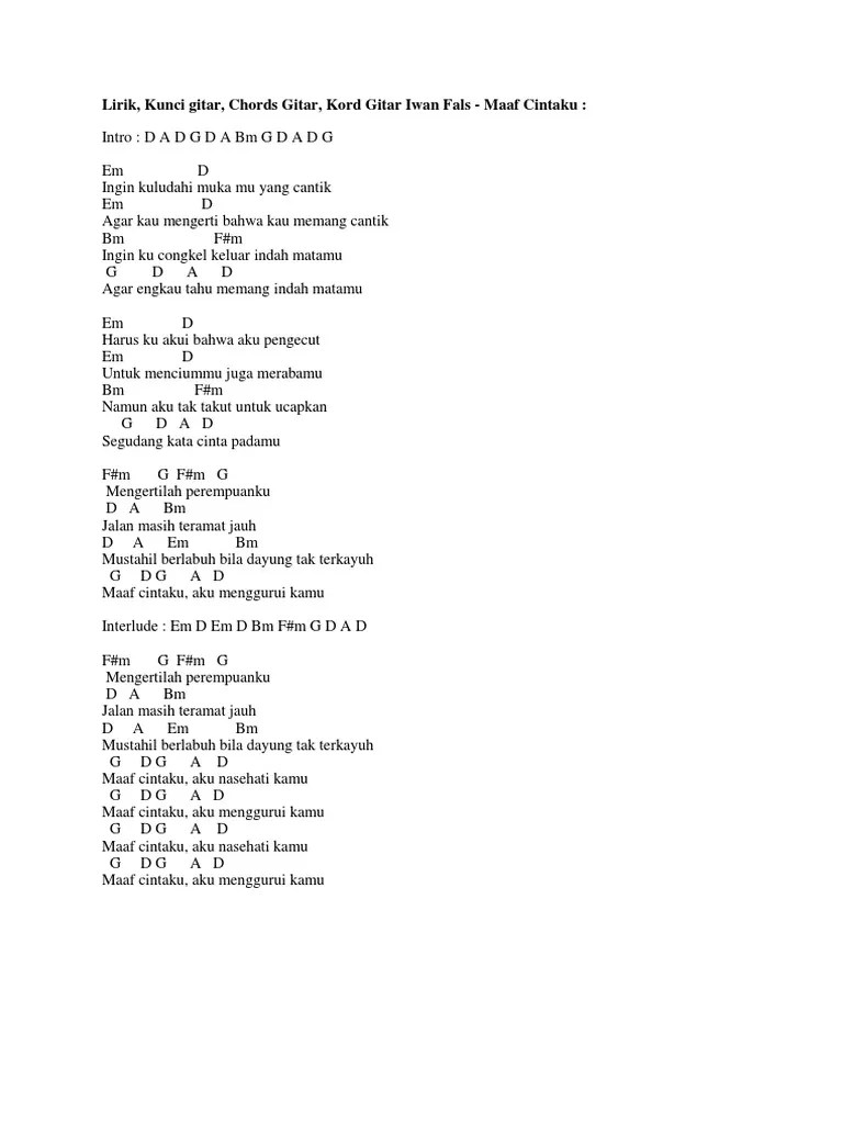 Teks Lagu Kerispatih Tapi Bukan Aku - Berbagai Teks Penting