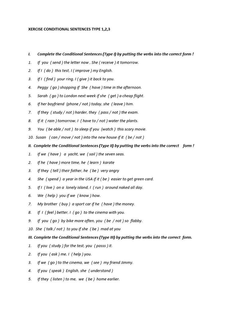 Contoh Soal Toefl Conditional Sentences