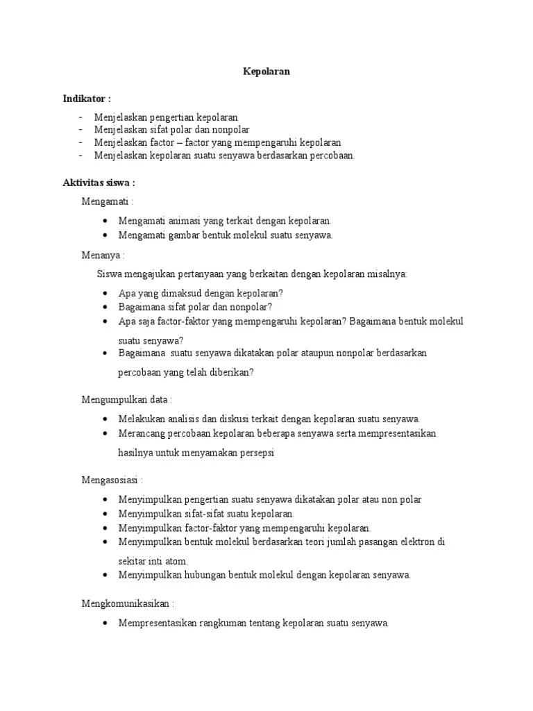 Skenario Kepolaran | PDF