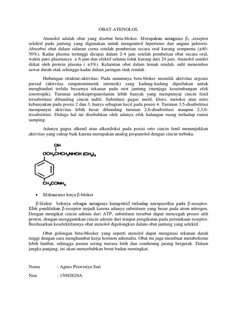 Atenolol | PDF