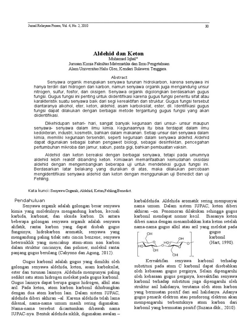 Jurnal Aldehid Dan Keton | PDF