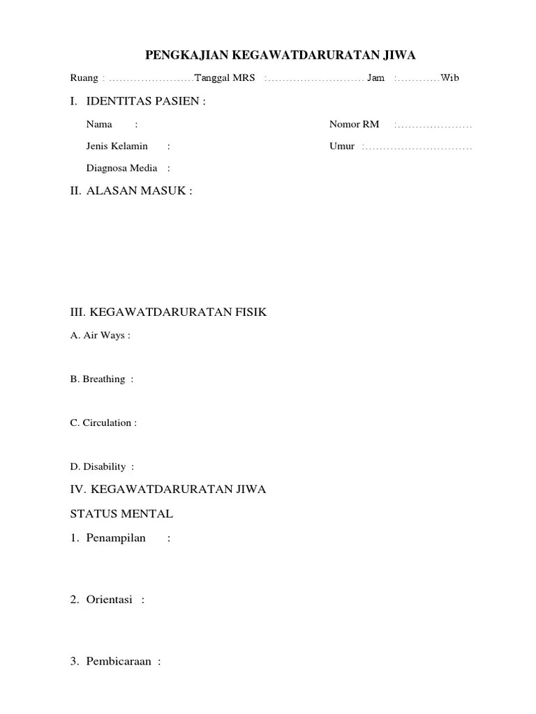 Pengkajian RUFA | PDF