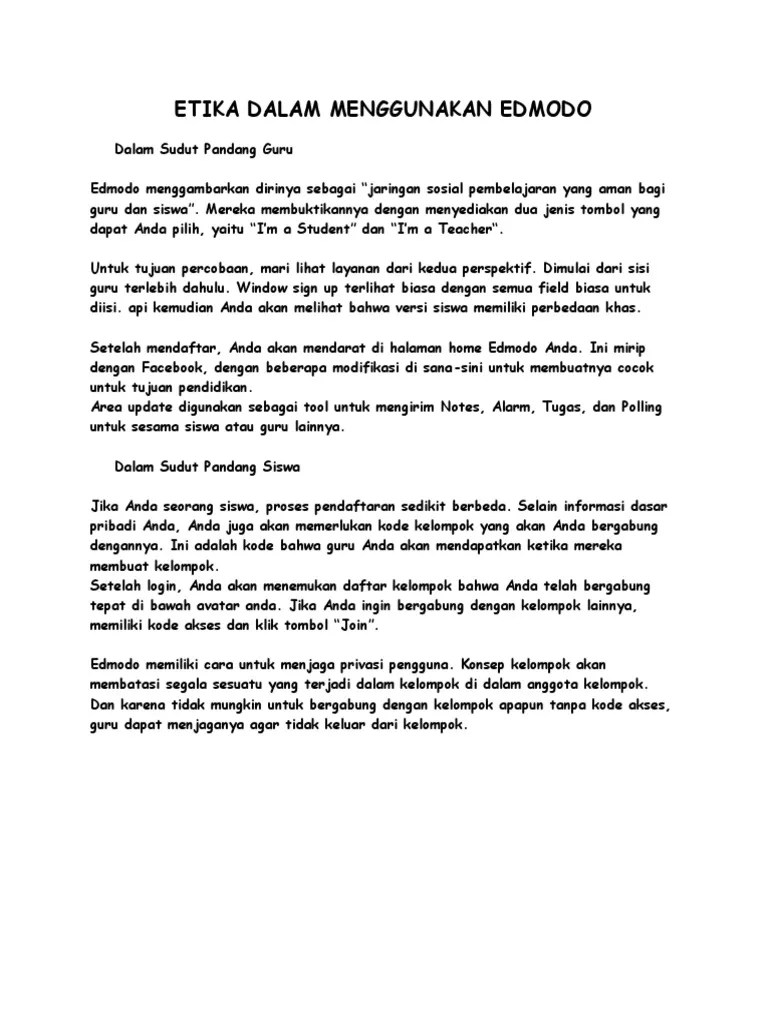 Cara Mengirim Tugas Di Edmodo – Belajar