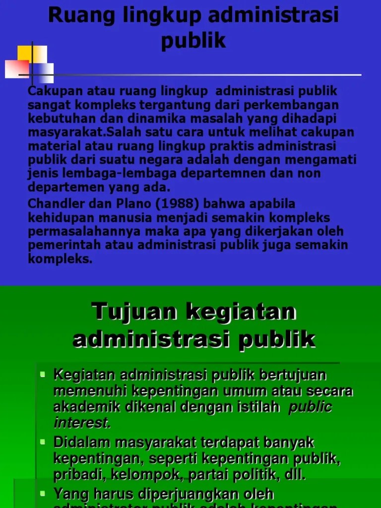 Sosok Administrator Publik | PDF