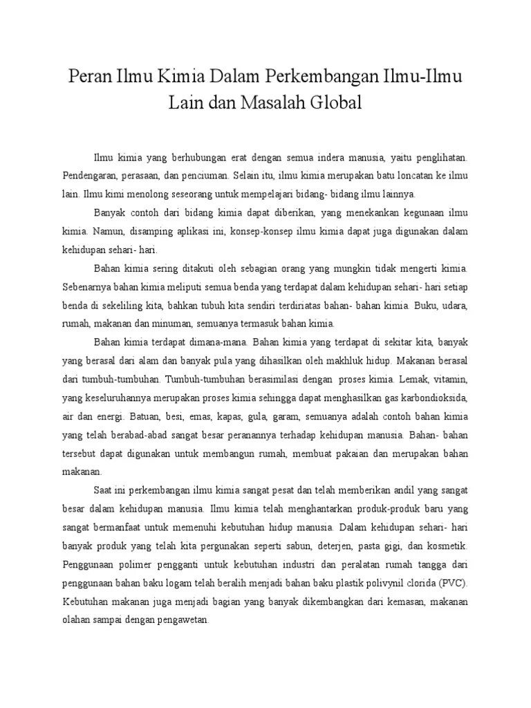 Contoh Peranan Ilmu Kimia Dalam Bidang Pertanian – Berbagai Contoh