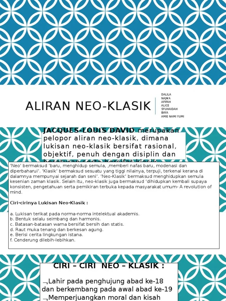 Aliran Neo Klasik | PDF
