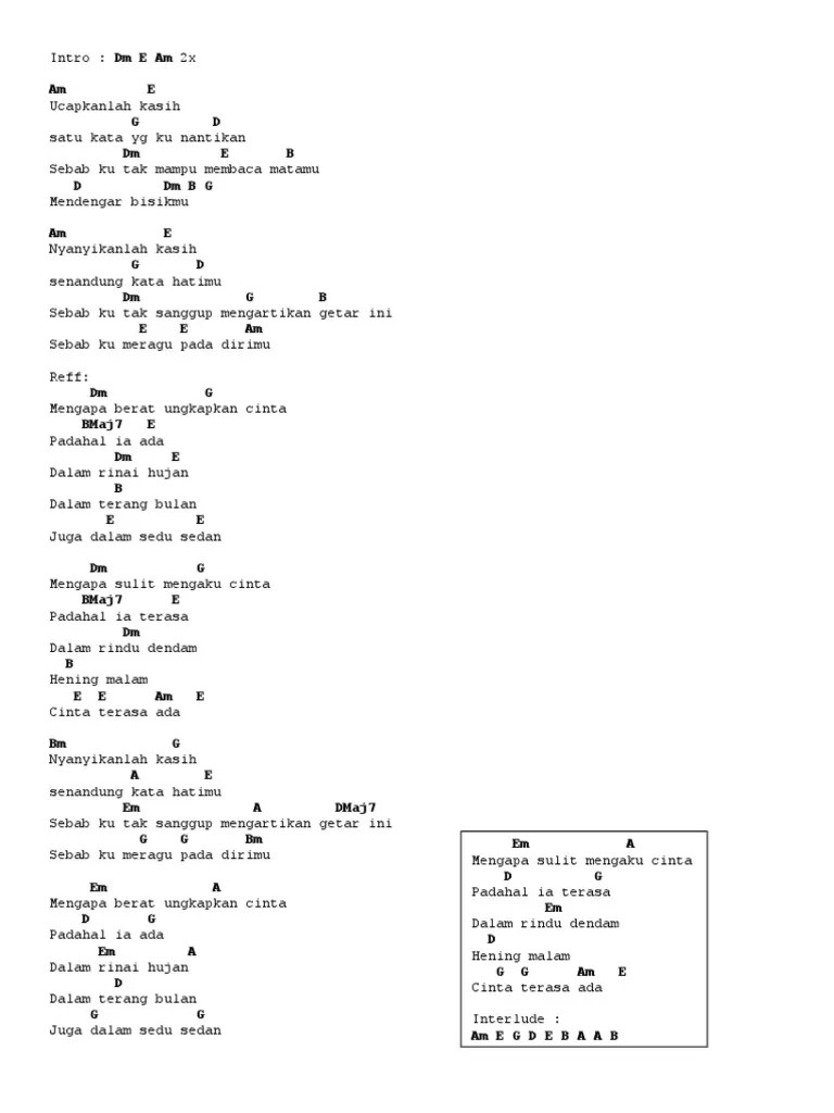Kunci Gitar Lagu Perpisahan Sekolah - Kunci Gitar Terlengkap