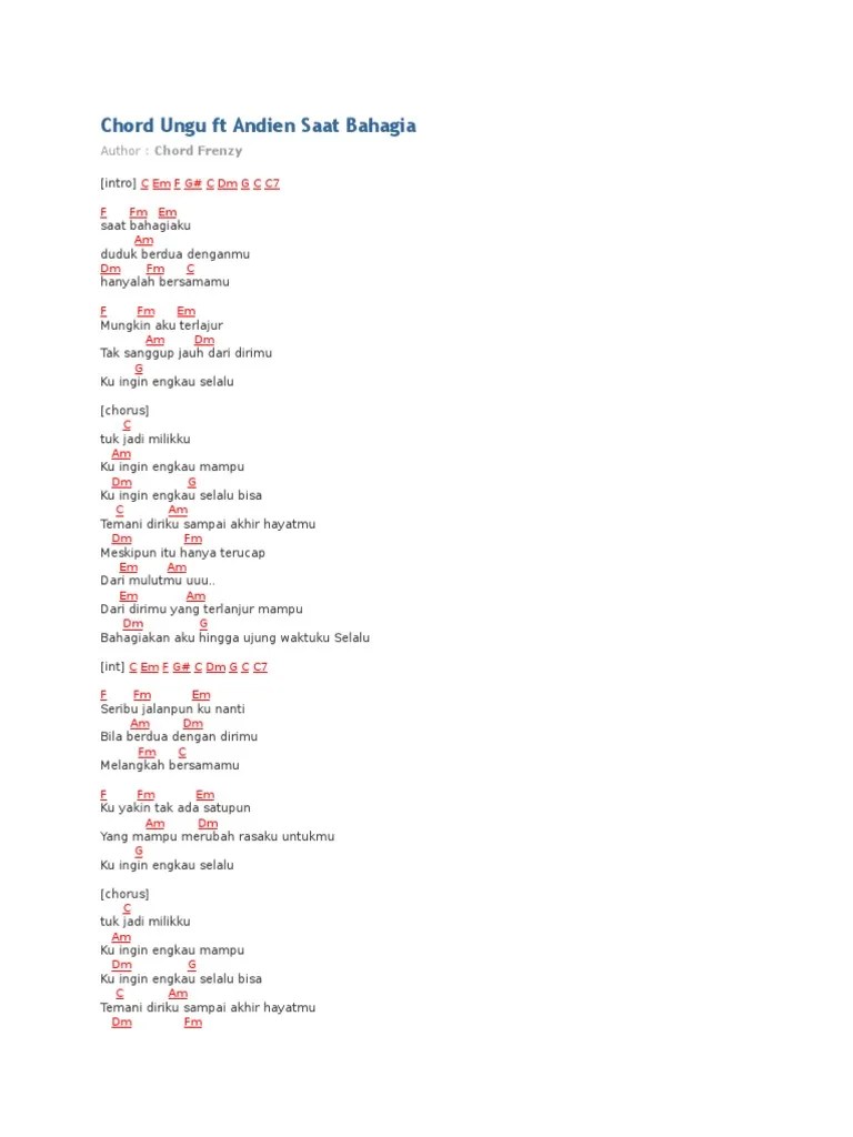 Chord Aku Masih Sayang - Chord Lagu Blog