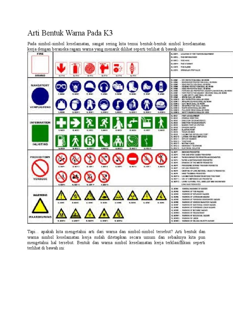 Arti Bentuk Simbol K3
