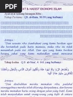 Ayat-Ayat &amp; Hadist Ekonomi Islam | PDF