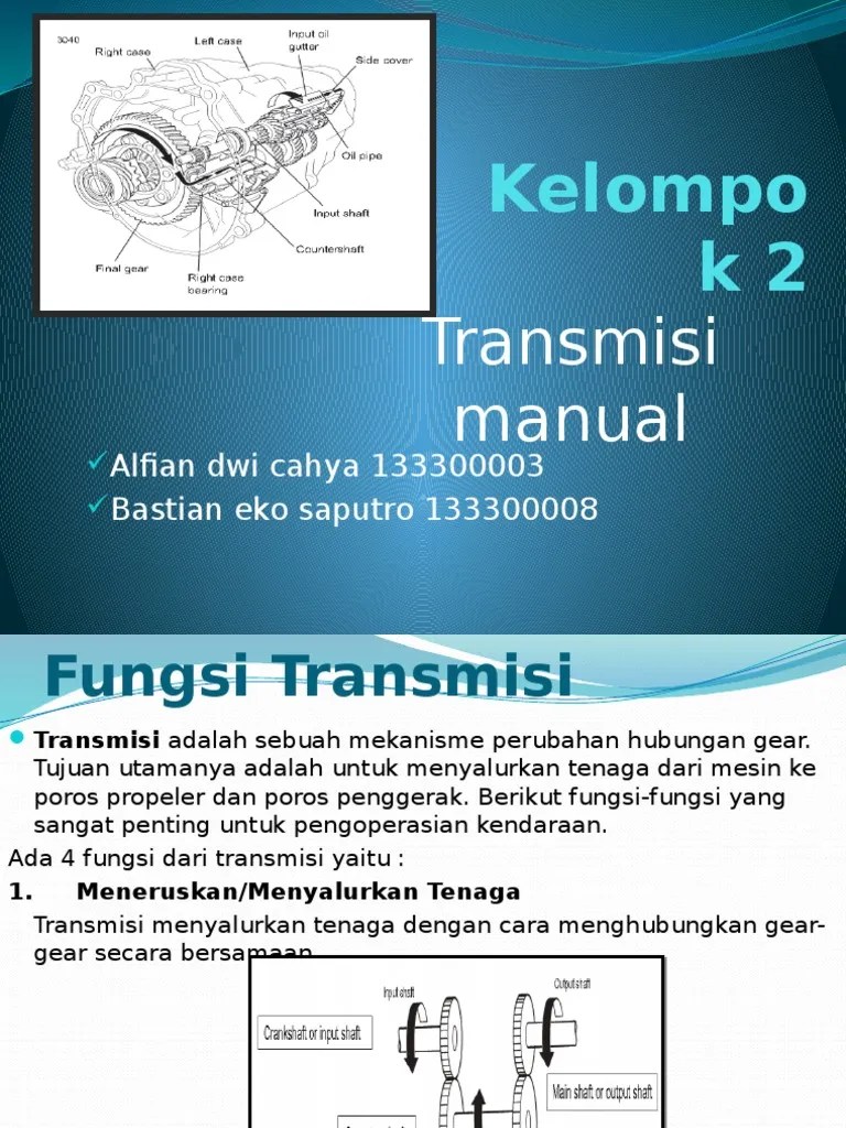 Transmisi Manual | PDF