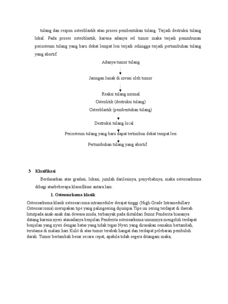 Tulang Dan Respon Osteoblastik Atau Proses Pembentukan Tulang | PDF