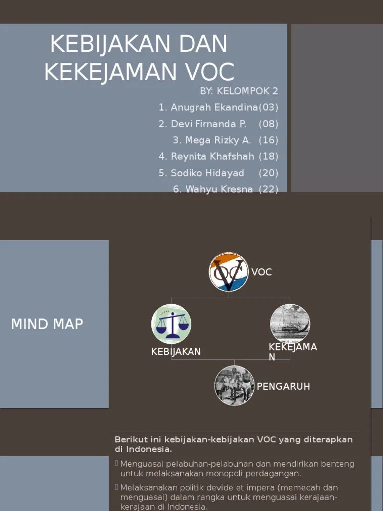 Kebijakan Dan Kekejaman Voc | PDF