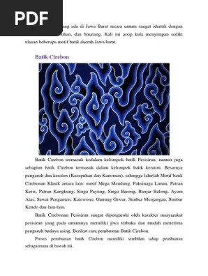 Karya Seni Rupa Terapan Daerah Jawa Barat | PDF