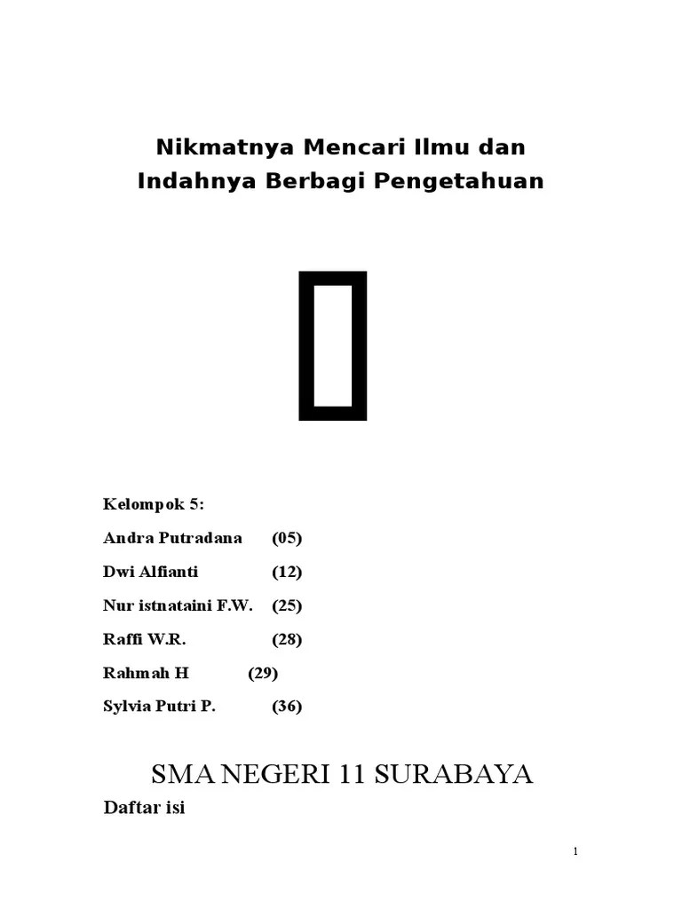 Agama Bab Nikmatnya Mencari Ilmu | PDF