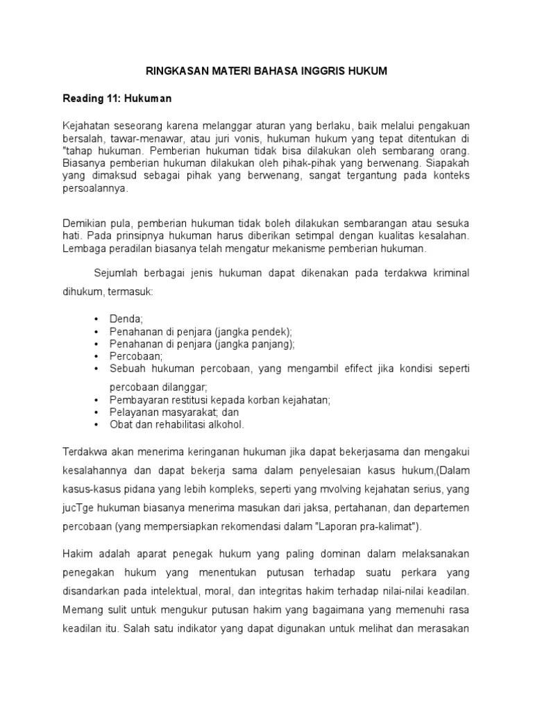 Bahasa Inggris Baru Senin | PDF