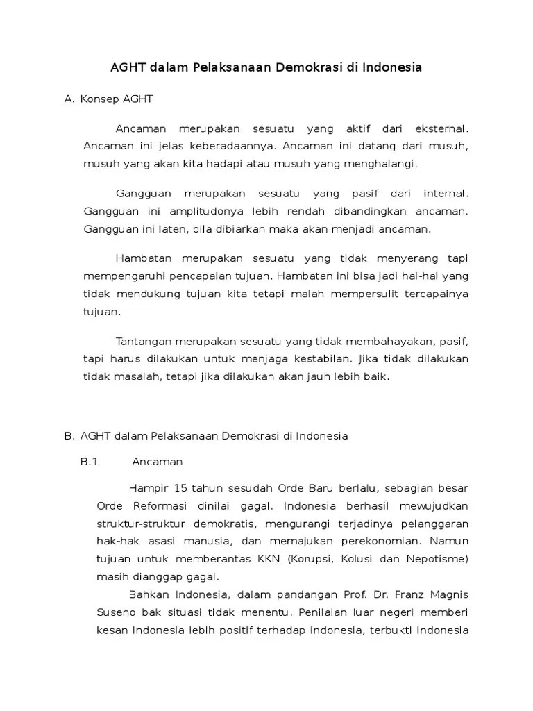 PKN Athg Demokrasi | PDF