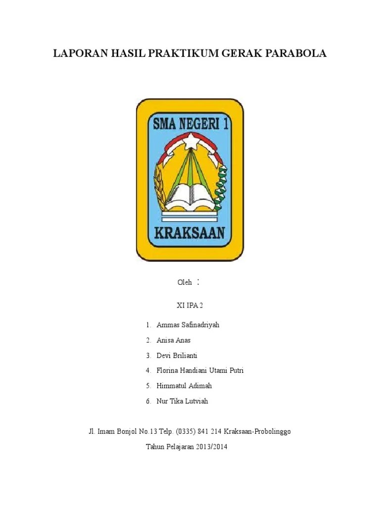 Laporan Gerak Parabola | PDF