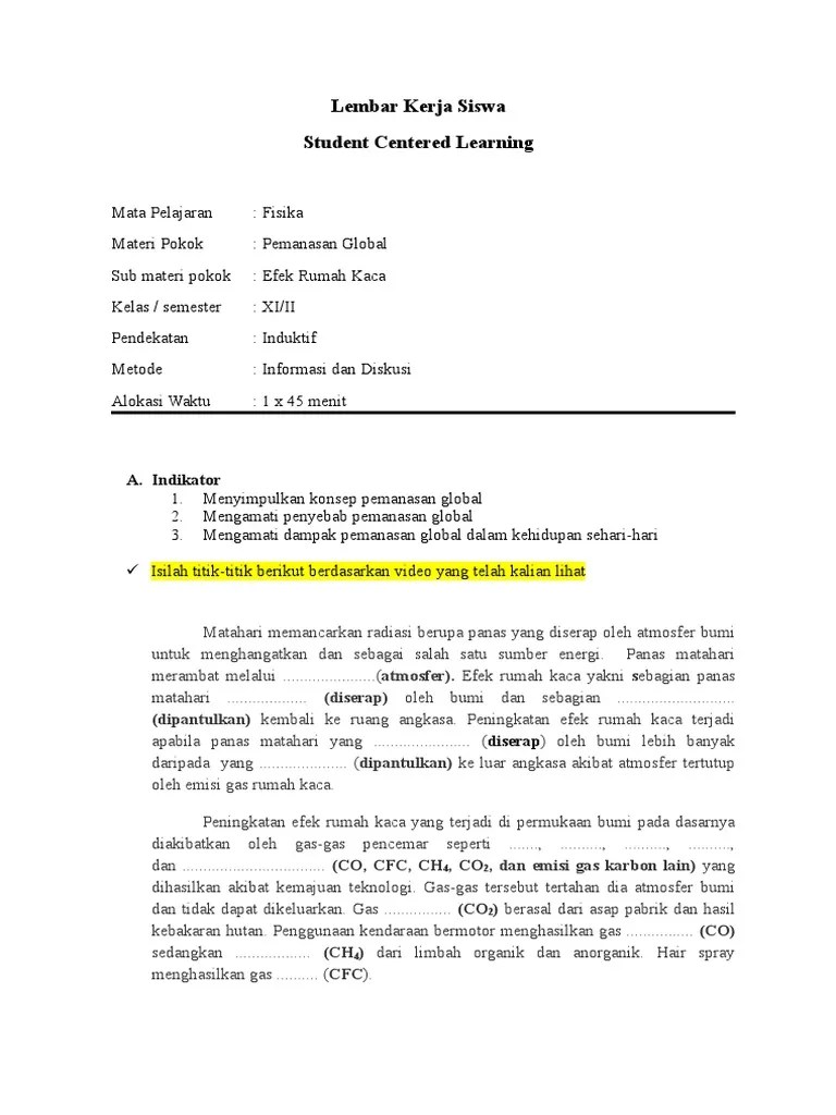 LKS Guru Pemanasan Global | PDF