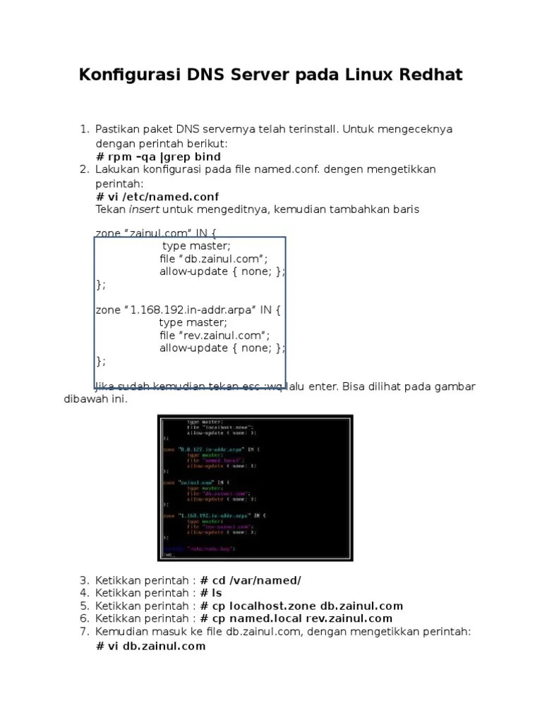 Konfigurasi DNS, Web, Mail, FTP, Dan Proxy Server | PDF