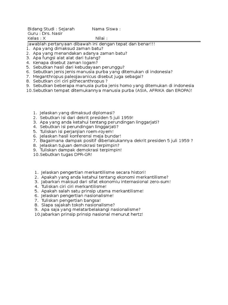 Apa Yang Dimaksud Zaman Batu | PDF