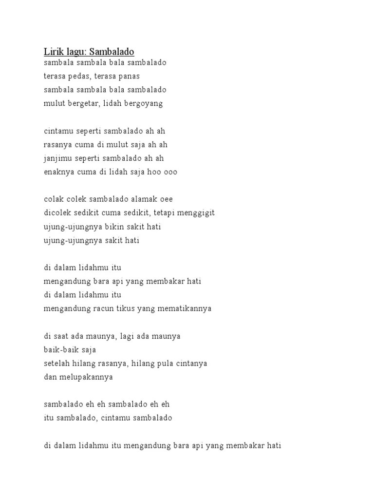 Lirik Lagu Lagu | PDF