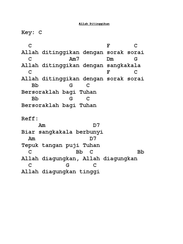 Allah Ditinggikan | PDF