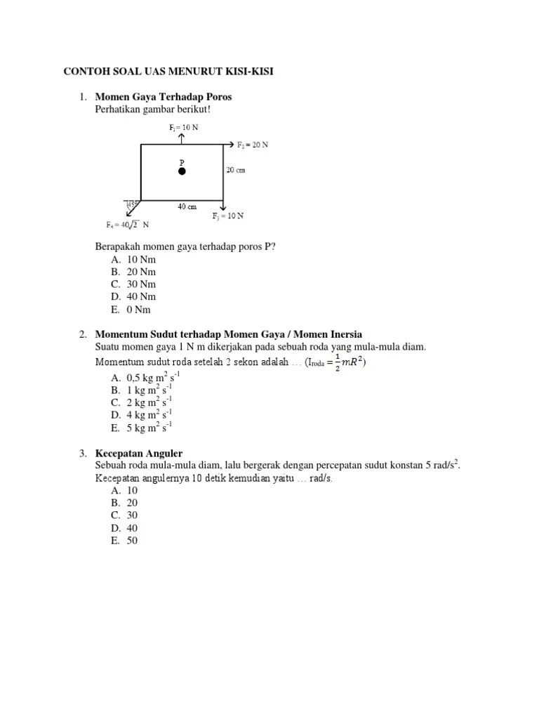 Soal Fisika Kelas XI Semester 2 | PDF