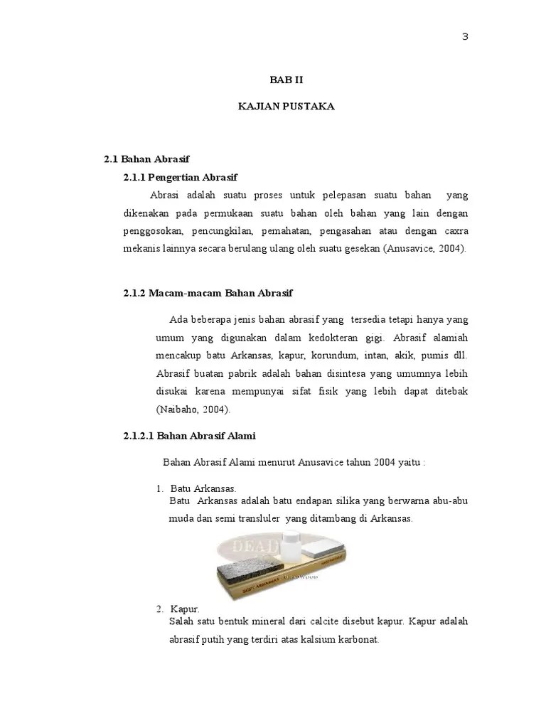 Bahan Abrasif | PDF