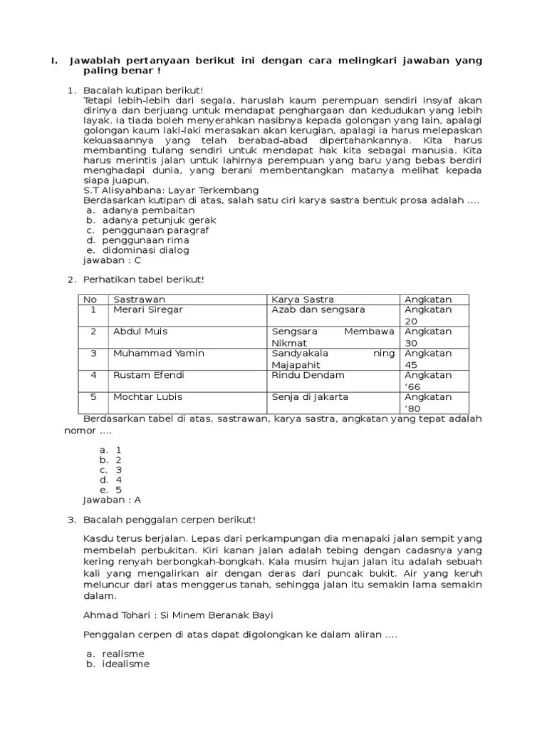 Soal Kelas 12 | PDF