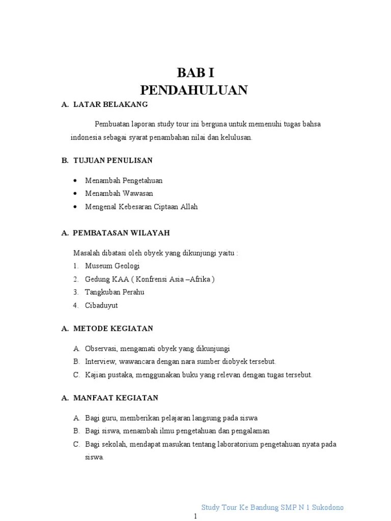 BAB II Study Tour Bandung | PDF