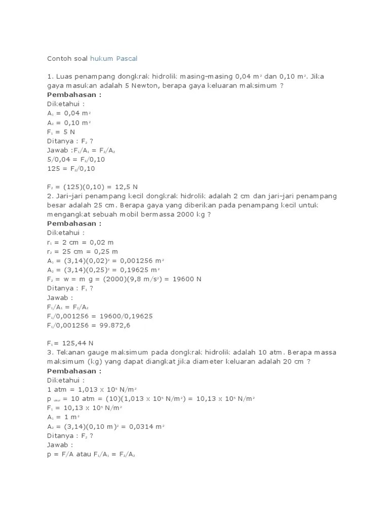 Contoh Soal Fisika | PDF