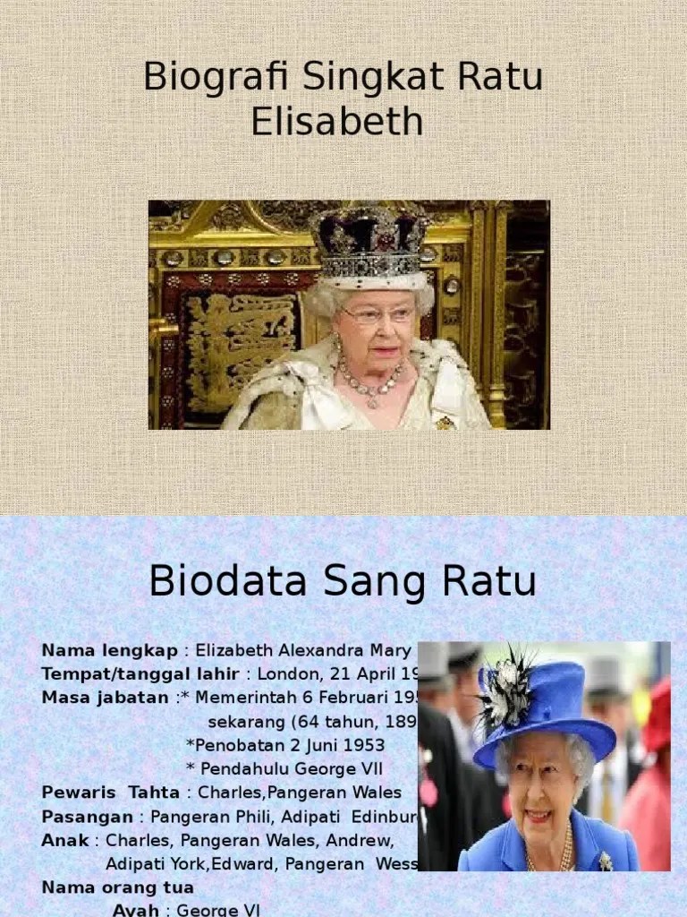 Biografi Singkat Ratu Elisabeth | PDF