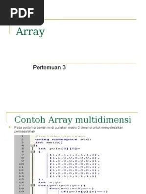 Array 2 | PDF