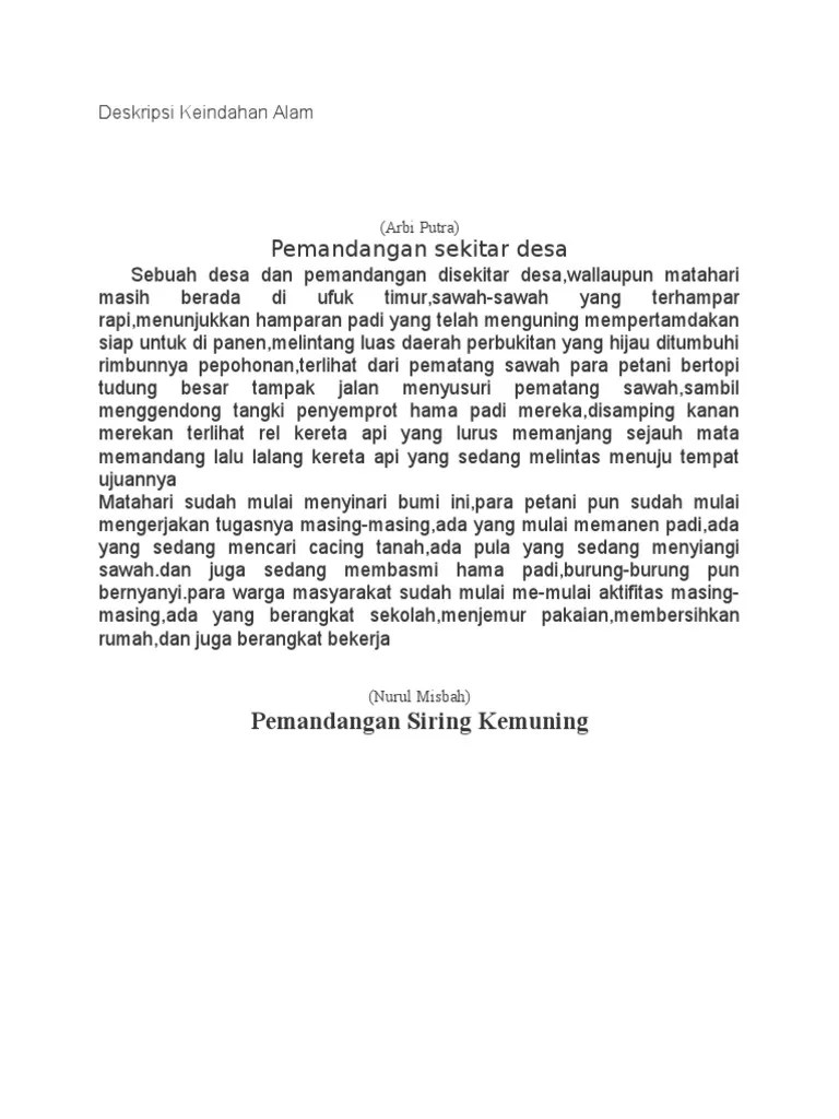 50+ Best Gambar Pemandangan Alam Dan Deskripsinya | Pemandangan