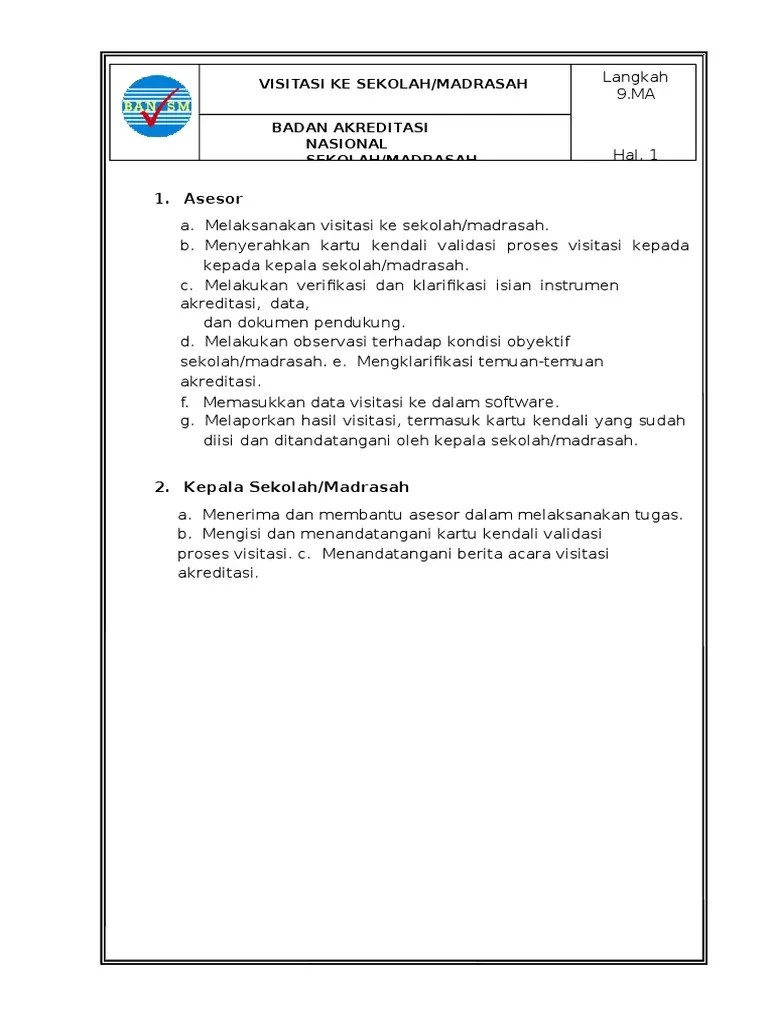 Contoh Berita Acara Visitasi Akreditasi - EVERYTHINGABOUTIZAN