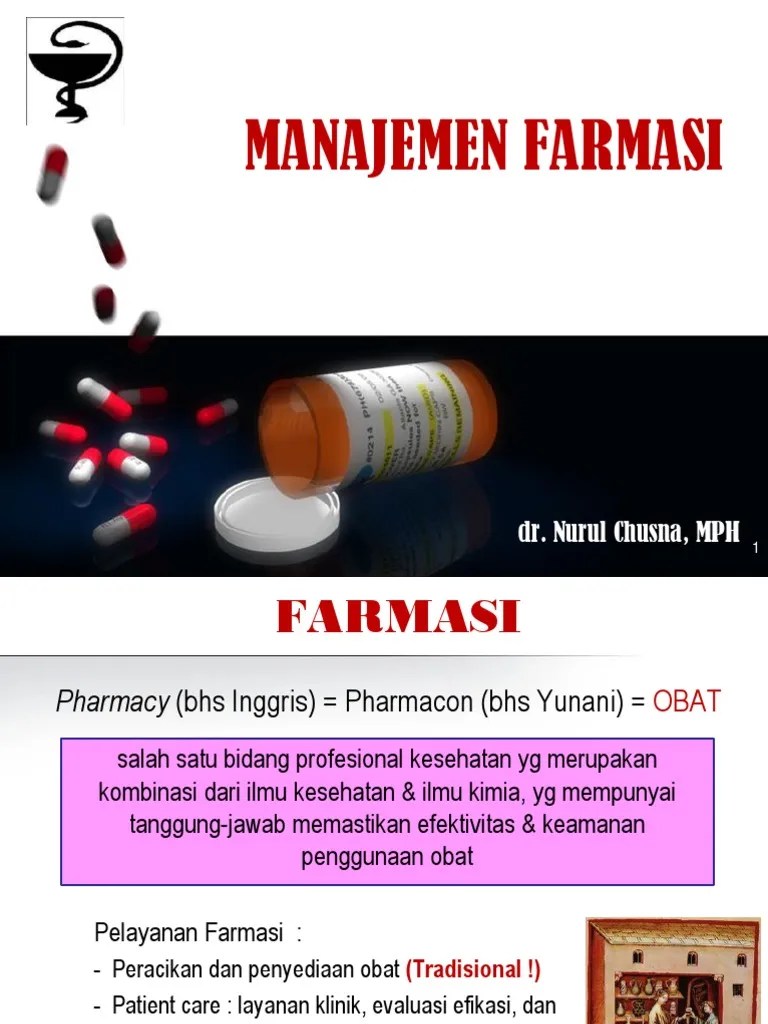 Manajemen Farmasi | PDF