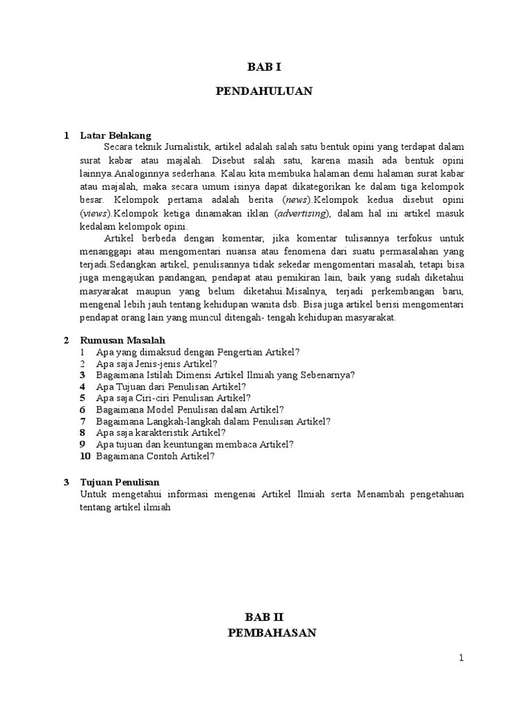 Contoh Artikel Preskriptif – Beinyu.com