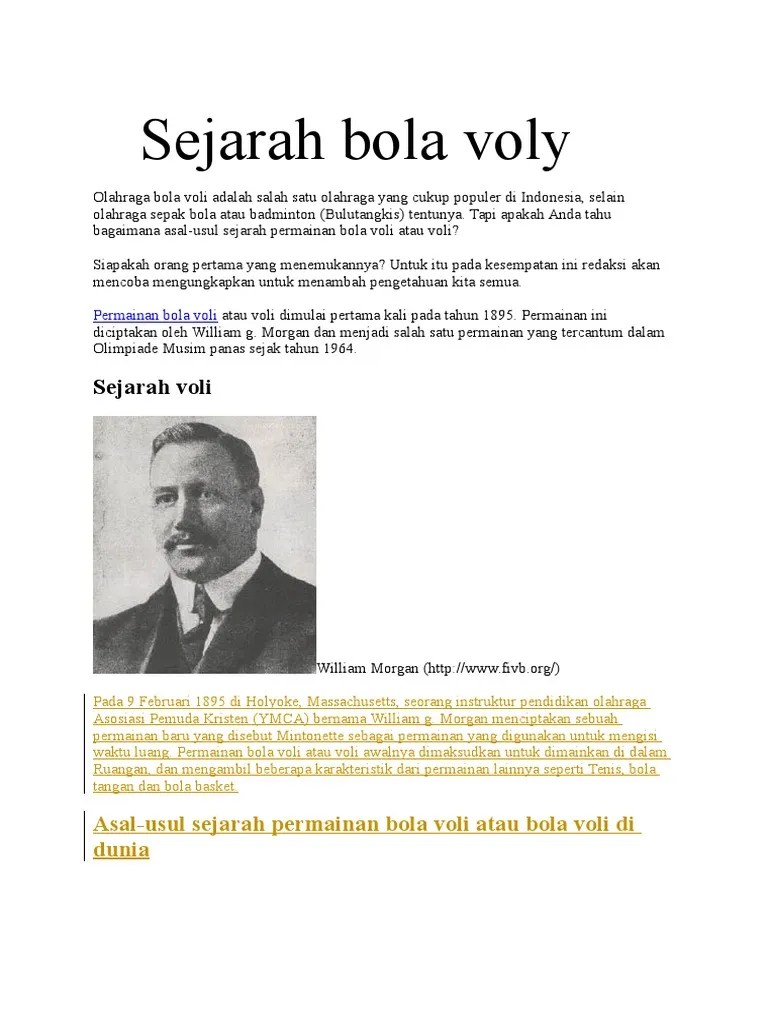 Pengertian Servis Adalah Sebuah Langkah Awal Atau Pembukaan Dalam Permainan Bola  Voli | PDF