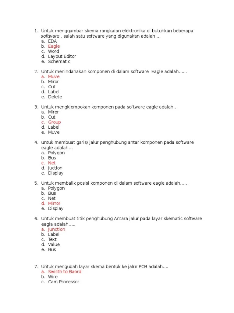 Soal Eagle Kelas X | PDF