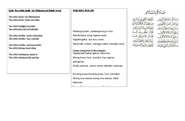 Lirik Lagu Banjari | PDF