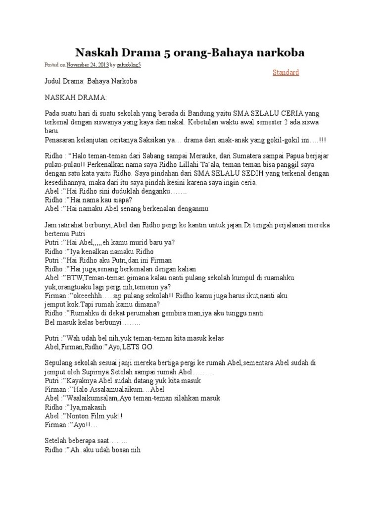Naskah Drama 5 Orang | PDF