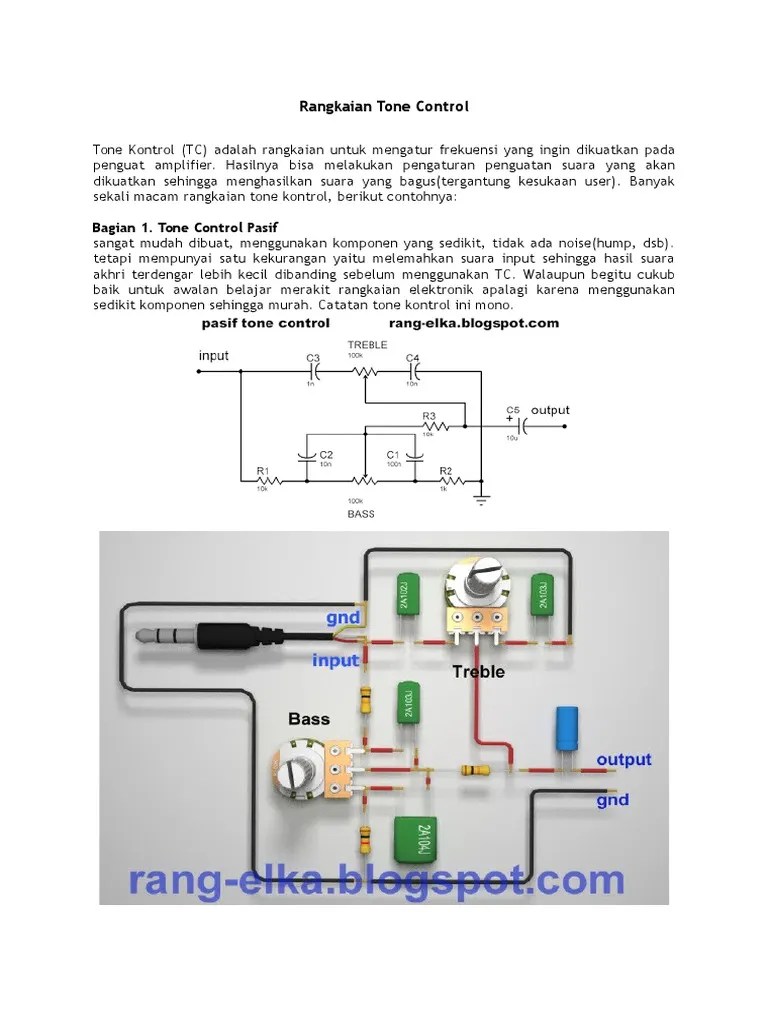 Rangkaian Tone Control | PDF