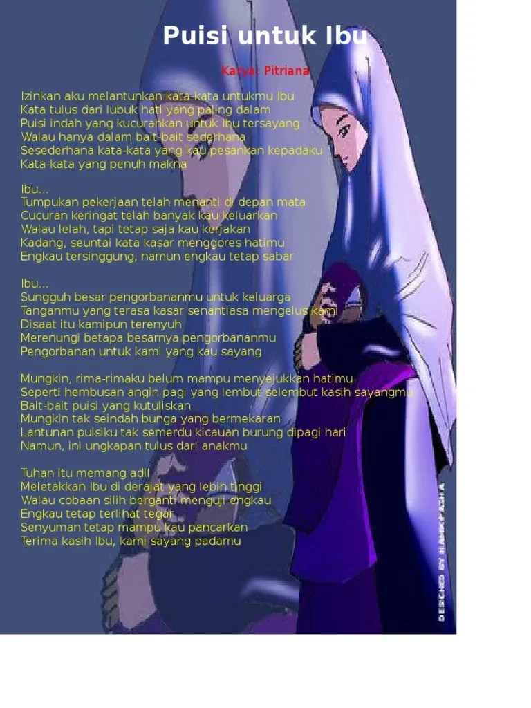 Puisi Untuk Ibu | PDF