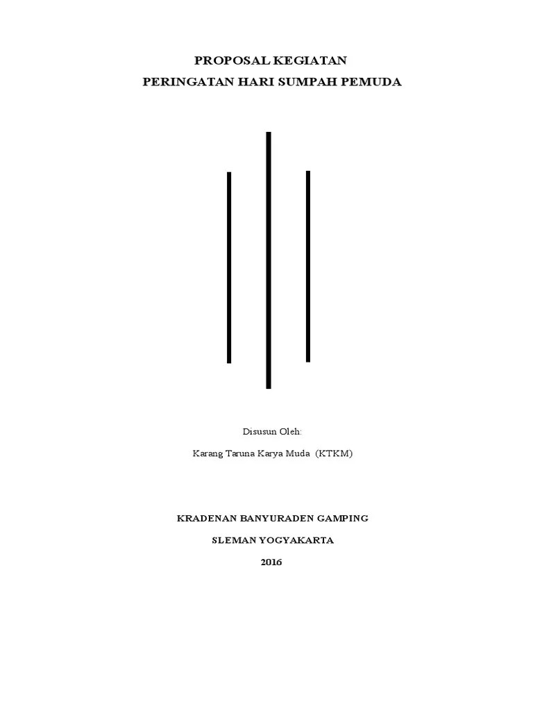 Proposal SPONSORSHIP - Sumpah Pemuda 2016 - Fix | PDF